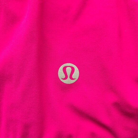 Lululemon Pink Racerback Sports Bra "Stash it Bra” Sz 6 - Picture 3 of 9